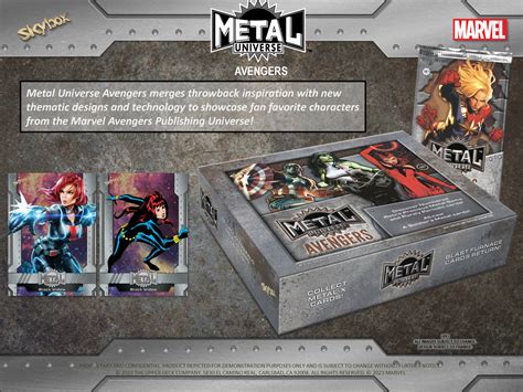 2024 upper deck marvel metal universe avengers blaster box|Marvel metal universe trading cards.